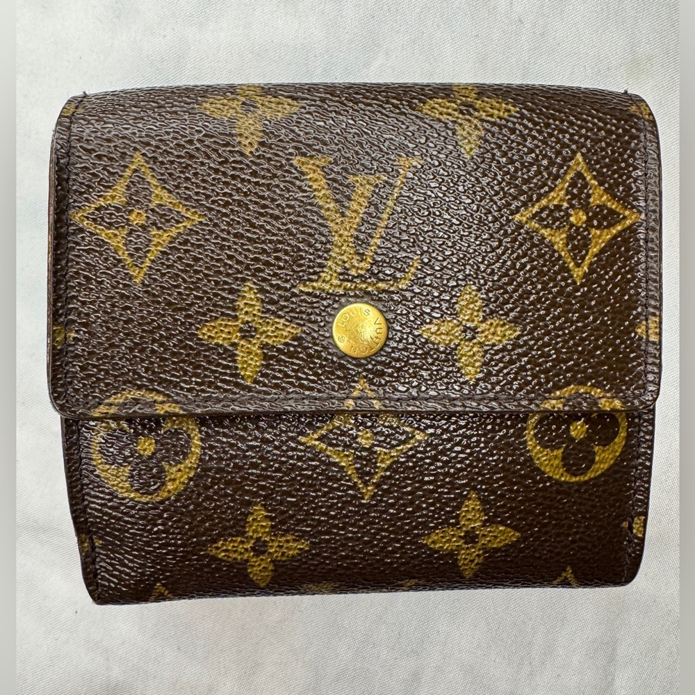 Louis Vuitton LV Monogram Bifold Double Snap Wallet